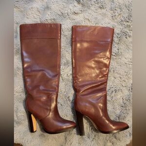 Michael Kors Rich Maroon Over the Knee Boots